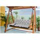 AIO FACTORY ZESTAW OGRODOWY 120x60x50CM + 2 PODUSZKI 42X42 CM JASNOSZARY