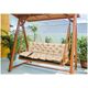AIO FACTORY ZESTAW OGRODOWY 150x60x50CM + 2 PODUSZKI 42X42 CM BEŻOWY