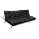 AIO FACTORY ZESTAW OGRODOWY 150x60x50CM + 2 PODUSZKI 42X42 CM CZARNY