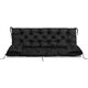 AIO FACTORY ZESTAW OGRODOWY 150x60x50CM + 2 PODUSZKI 42X42 CM CZARNY