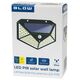 Blow 87-520# Lampa ścienna solarna led pir