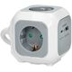 Orno Przedłużacz 4x2P+Z (Schuko), ładowarka USB A+C, Quick charge, 1,4m H05VV-F 3x1,5mm?, szary