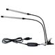 Lampa stołowa Blow 71-300# Lampa stojąca do uprawy roślin z klipsem podwójna