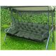 AIO FACTORY ZESTAW OGRODOWY 120x60x50CM + 2 PODUSZKI 42X42 CM ZIELONY