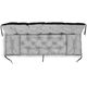 AIO FACTORY ZESTAW OGRODOWY 150x60x50CM + 2 PODUSZKI 42X42 CM JASNOSZARY