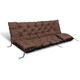 AIO FACTORY ZESTAW OGRODOWY 150x60x50CM + 2 PODUSZKI 42X42 CM BRĄZOWY