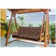 AIO FACTORY ZESTAW OGRODOWY 150x60x50CM + 2 PODUSZKI 42X42 CM BRĄZOWY