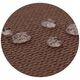 AIO FACTORY ZESTAW OGRODOWY 150x60x50CM + 2 PODUSZKI 42X42 CM BRĄZOWY