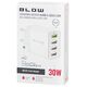 Ładowarka Blow 76-026# Ładowarka sieciowa gniazdo usbx3 + usb qc 30w