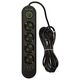 Blow 98-220# Przedłużacz sieciowy ps-430 4-gniazda 3xusb 3m czarny 2x1mm