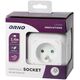 Orno Przedłużacz 4 krotny 2P+Z, ładowarka 2xUSB, 1,4m H05VV-F 3x1mm2, biały