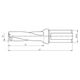 Wiertło składane Baildon WS 3xD 16 mm, 110-51 mm