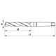 Wiertło do metalu Baildon DIN 345 RN NWKc 33 mm, HSS (F), 334-185 mm (chwyt MK4)