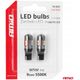 Żarówki led canbus t10 w5w 9 smd 3030 white 12v 24v 36v 48v amio-04244