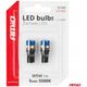 Żarówki led canbus t10 w5w 5smd 3030 white 12v 24v amio-04240