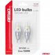 Żarówki led canbus t15 w16w 2smd 3570 white 12v 24v amio-04257