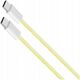 Kabel USB typu C - USB typu C 60 W 1,5 m żółty Kruger&amp|Matz Basic