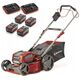 Kosiarka akumulatorowa Einhell Einhell Professional cordless lawn mower GP-CM 36/47 S Li BL, 36Volt (2x18Volt) (red/black, 4x Li-ion battery 4.0Ah, with rear-wheel drive Vario Speed)