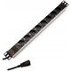Listwa zasilająca Roline ROLINE 48.26cm 19 Zoll socket strip 8-fold plus C14-plug Aluminium 2.0 m - 19071622