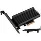 SilverStone SilverStone SST-ECM24-ARGB - PCI-E Gen4 Erweiterungskarte zu M.2 (NGFF) - mit Kühler, ARGB 13333463 4710679813967