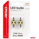 Żarówki LED CANBUS Festoon C5W 12SMD 2016 31mm White 12V 24V AMIO-04235