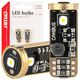 Żarówki LED CANBUS T10 W5W 3SMD 3838 White 12V 24V AMIO-04246