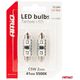 Żarówki LED CANBUS Festoon C5W 2SMD 3838 41mm White 12V 24V AMIO-04250