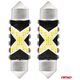 Żarówki LED CANBUS Festoon C5W 12SMD 2016 36mm White 12V 24V AMIO-04236