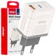 Ładowarka sieciowa Quick Charge GaN 30W USB-A + USB-C AMIO-04286