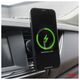 Uchwyt samochodowy na telefon do kratki i na kokpit z szybk? ładowark? indukcyjn? Qi2 15W AMIO-04179