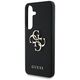 Guess Grained Big 4G Logo Small Classic Logo case for Samsung Galaxy S25 black