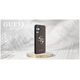 Guess Grained Big 4G Logo Small Classic Logo case for Samsung Galaxy S25 Plus brown