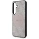 Guess 4G Round Patch Classic Logo MagSafe Case for Samsung Galaxy S25 Plus Pink