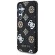 Guess 4G Printed Colored Peony Pattern MagSafe case for Samsung Galaxy S25 black