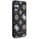 Guess 4G Printed Colored Peony Pattern MagSafe case for Samsung Galaxy S25 black