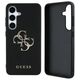 Guess Grained Big 4G Logo Small Classic Logo case for Samsung Galaxy S25 Plus black