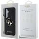 Guess Grained Big 4G Logo Small Classic Logo case for Samsung Galaxy S25 Plus black