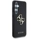 Guess Grained Big 4G Logo Small Classic Logo case for Samsung Galaxy S25 Plus black