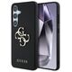 Guess Grained Big 4G Logo Small Classic Logo case for Samsung Galaxy S25 Plus black