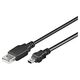 Καλώδιο USB PremiumCord Καλώδιο PremiumCord USB 2.0, AB mini, 5 ακίδων, 0,5 m 13062503 8592220008727