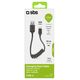 Kabel USB SBS Mobile USB-A - USB-C 0.5 m Czarny (TECABLETYPCSK)