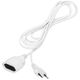 Orno Przedłużacz domowy jednogniazdowy płaski, 1x2P, 1,5m,kabel PVC H03VV-F 2x0,75mm?, 230VAC
