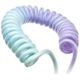 Ducky Ducky Premicord Azure Coiled Cable USB, USB Type C auf Type A - 1,8m 13299520 4711394391341