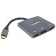 Καλώδιο PremiumCord Προσαρμογέας PremiumCord USB-C σε HDMI, USB3.0, PD, 4K και FULL HD 1080p 13217688 8592220022471