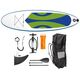 CS Aqua CS Aqua SUP Board - Stand Up Paddleboard - 300x83x15 cm max 120 kg. Πράσινο/Μπλε 13800944 5714156136982