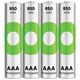 Μπαταρίες GP 1x4 GP ReCyko NiMH AAA 850mAH, έτοιμες για χρήση 13671764 4891199223099