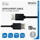 Καλώδιο Deltaco DisplayPort kabelis DELTACO 8K, DP 1.4, 2m, juodas / DP8K-1020-K / R00110015 13412196 7333048051202