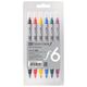 Artequipment ZIG Clean Color f - Sæt m.6 farver 13883159 4901427263398