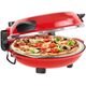 Piec do pizzy TEESA SUPREME + , 1200 W, 32 cm , okienko , wyjmowany kamień, sterowanie dwiema grzałkami