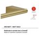 ΠΕΤΣΕΤΕΤΟΘΗΚΗ Gedy TONALE 45 CM ΧΡΥΣΟ ΜΑΤ 13768535 8003341305720